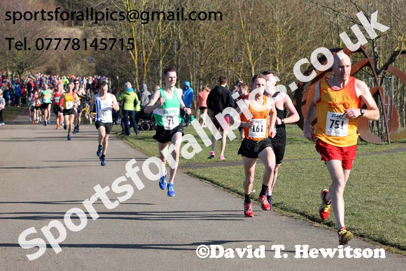 Senior mens 2018 Royal Signals NECAA Road Relays, Hetton. Photo: David T. Hewitson/Sports for All Pics